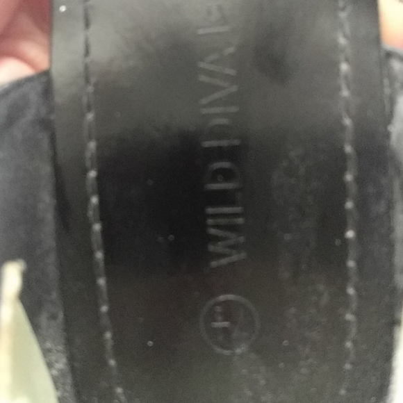 Black real leather sandals - Picture 7 of 10